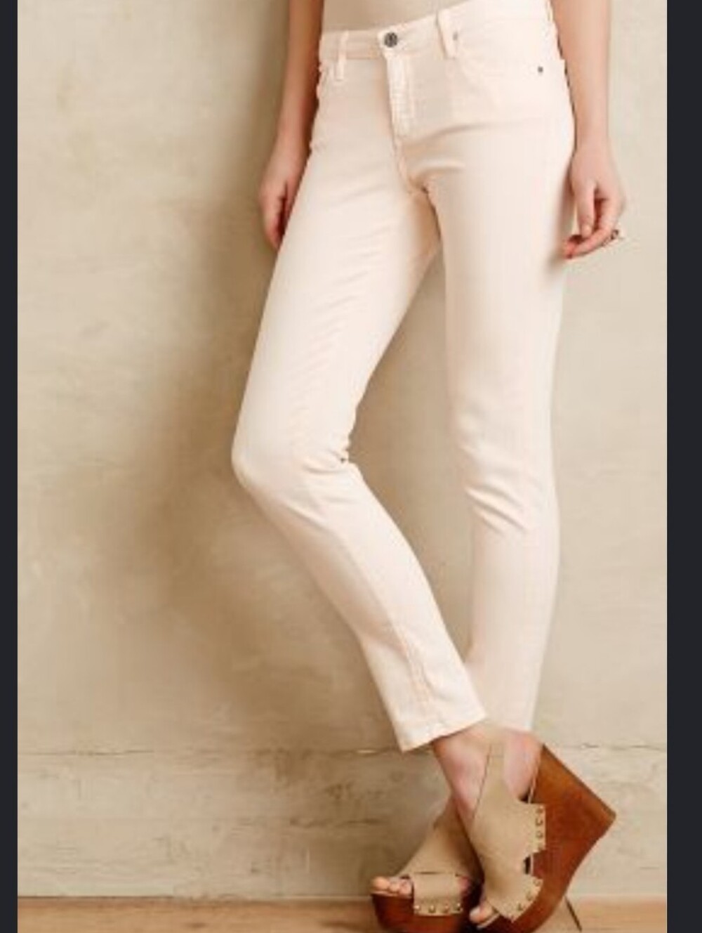 AG Adriano Goldschmied Slim Straight "Stevie Ankle" Jeans - Size 32